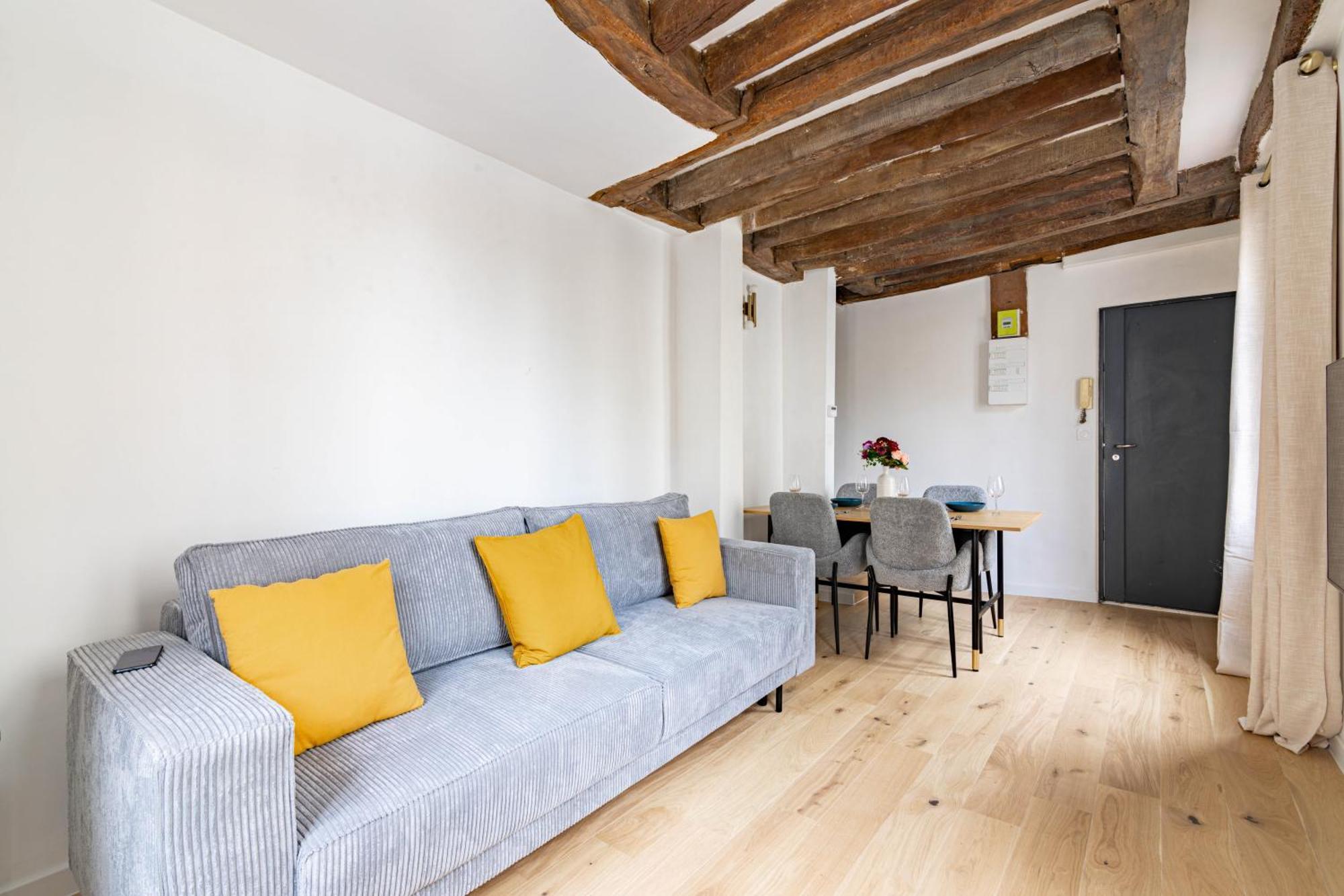 פריז Appartement Quartier Fontaine Chatelet Les Halles Free Netflix מראה חיצוני תמונה