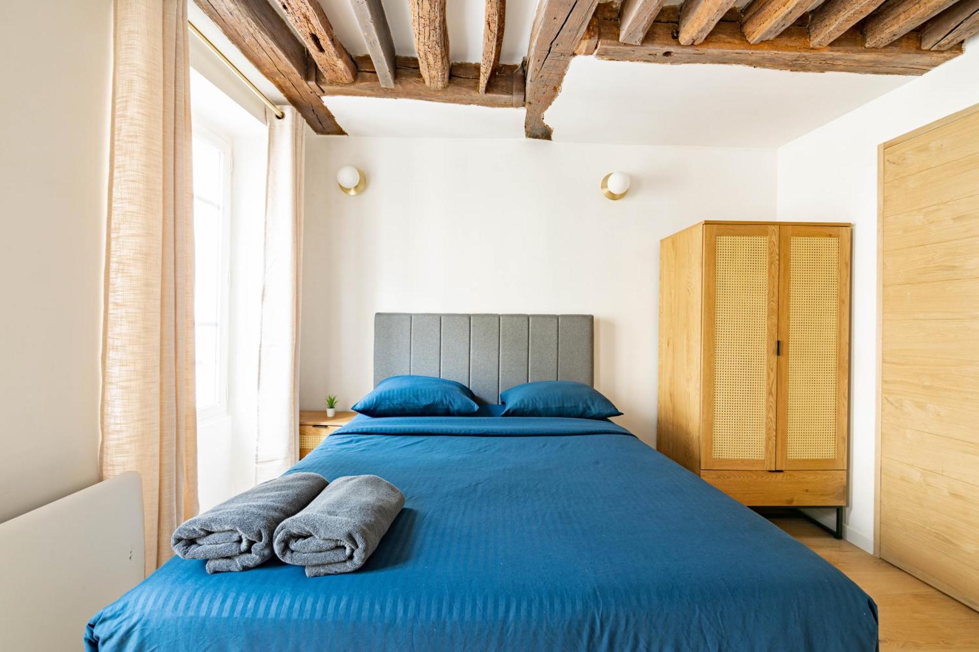 פריז Appartement Quartier Fontaine Chatelet Les Halles Free Netflix מראה חיצוני תמונה