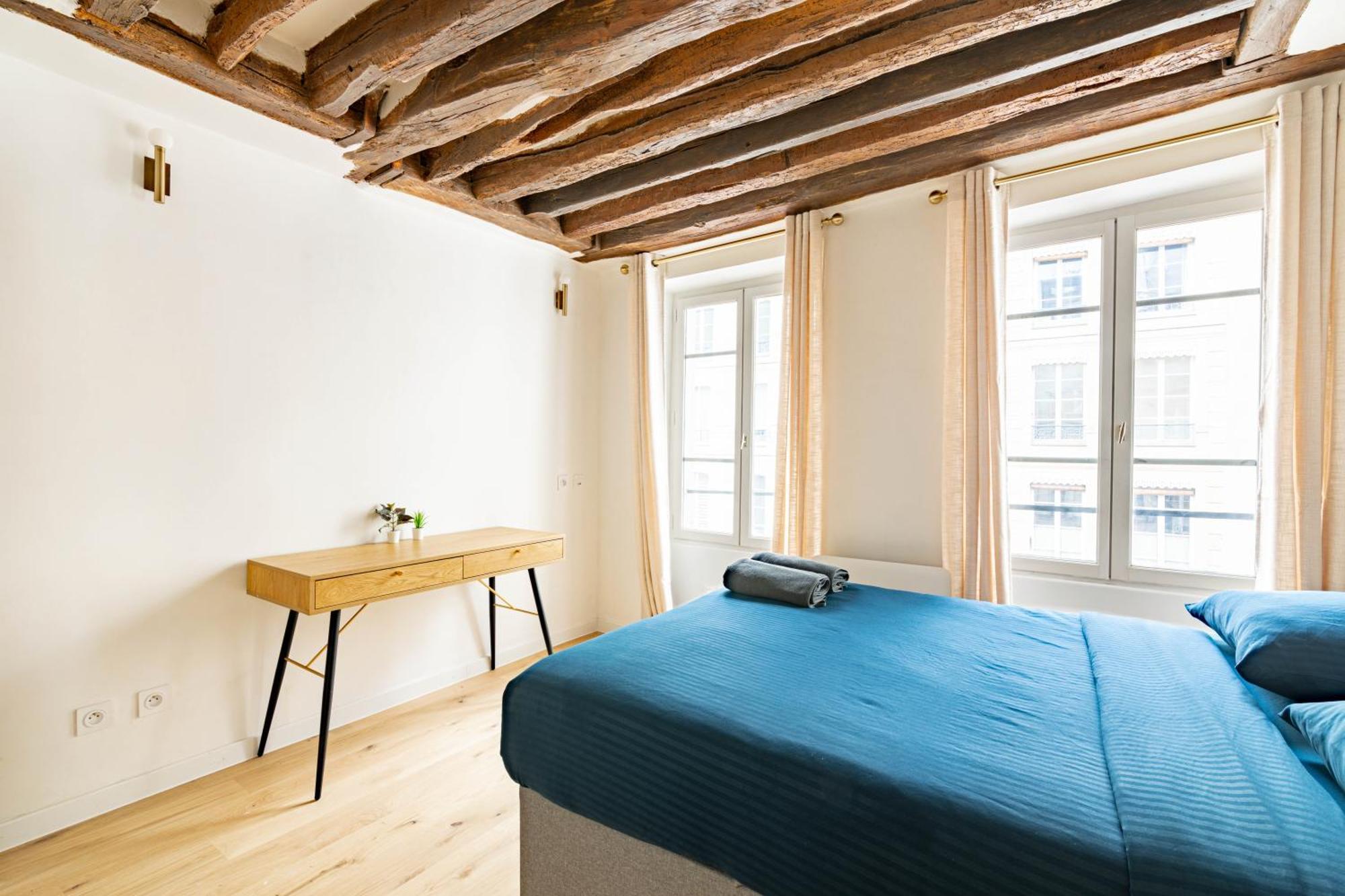 פריז Appartement Quartier Fontaine Chatelet Les Halles Free Netflix מראה חיצוני תמונה
