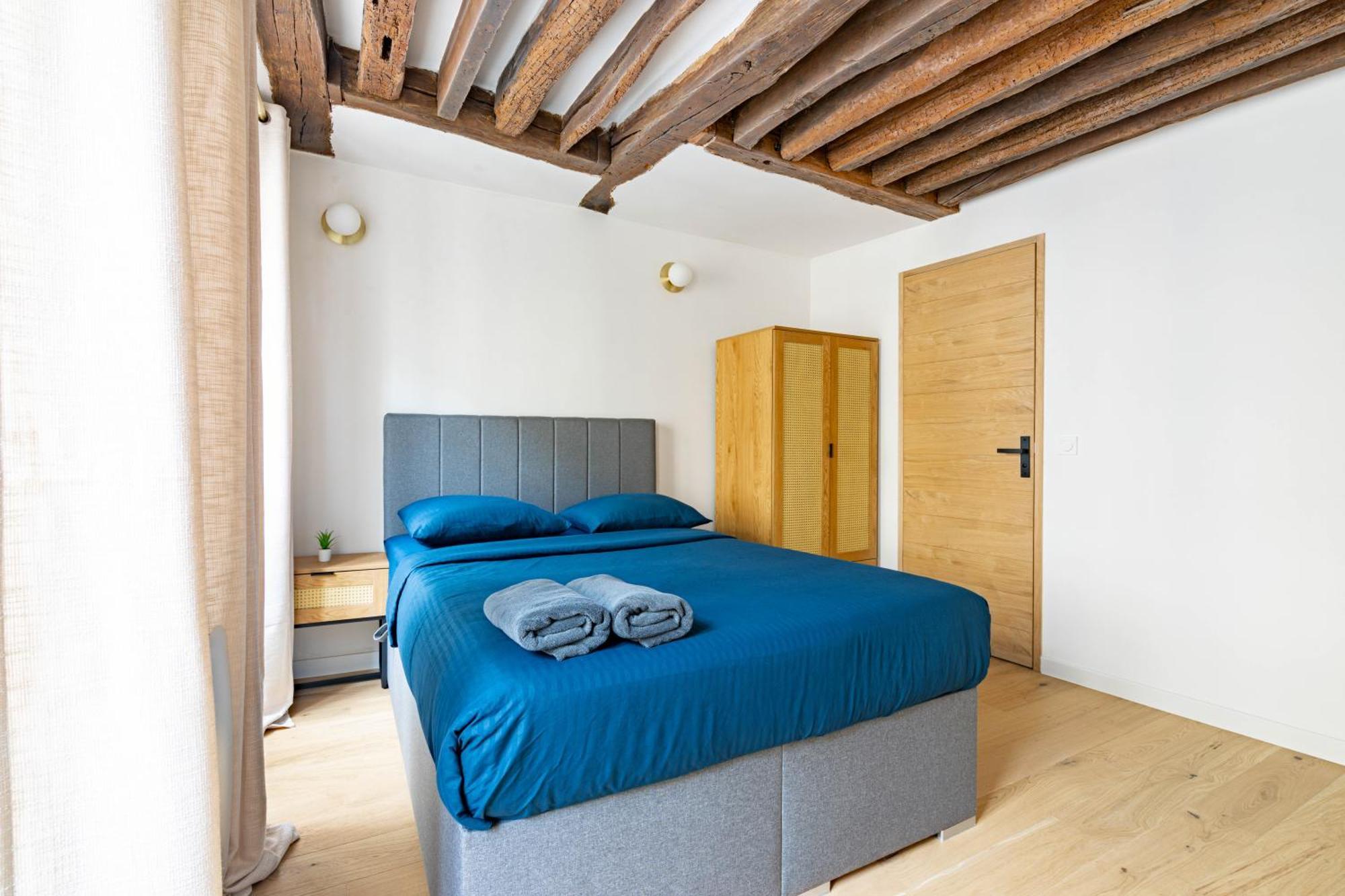 פריז Appartement Quartier Fontaine Chatelet Les Halles Free Netflix מראה חיצוני תמונה