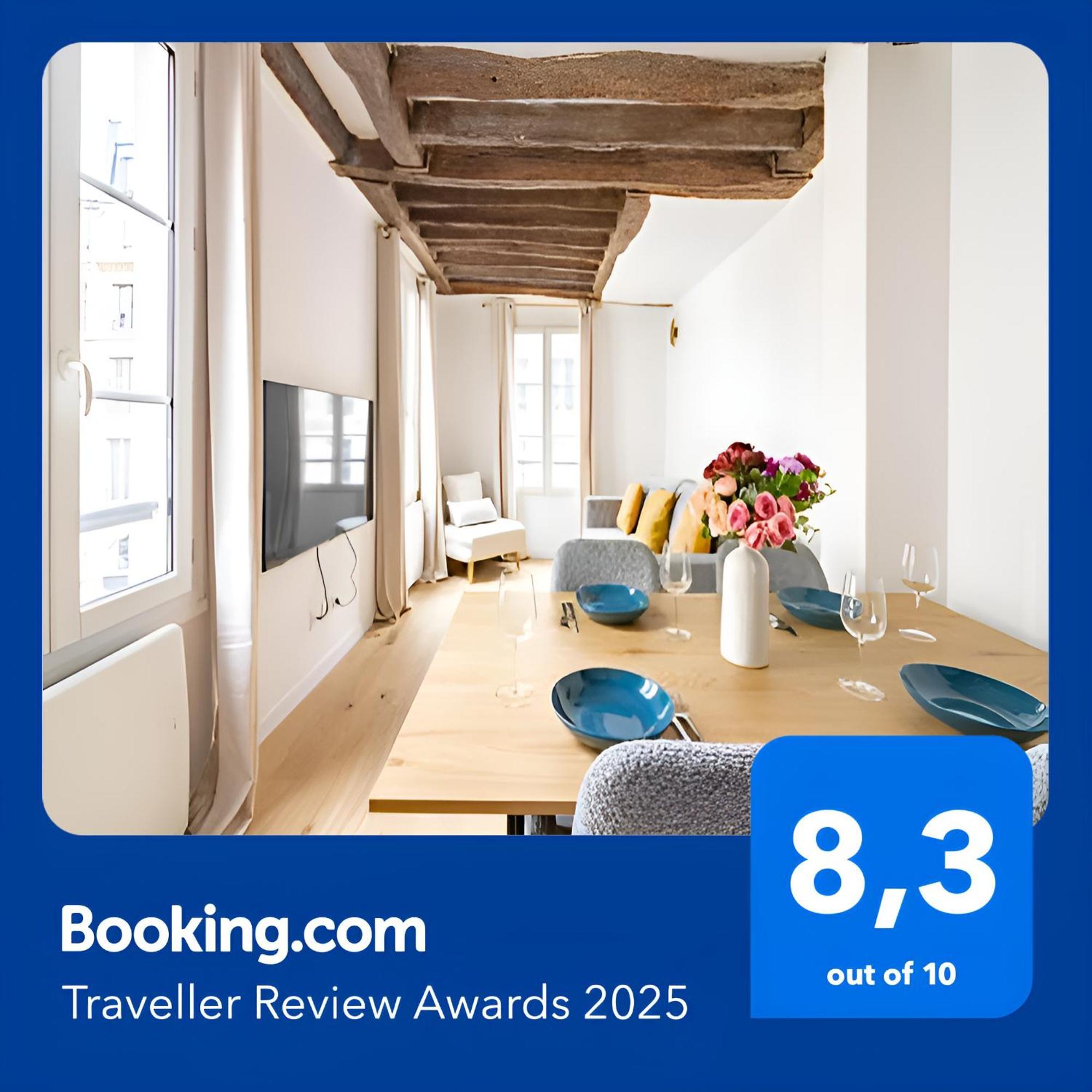 פריז Appartement Quartier Fontaine Chatelet Les Halles Free Netflix מראה חיצוני תמונה